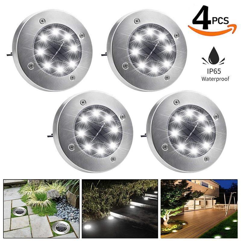 ECLIJARDIN®: 4 Spot lumineux à énergie solaire