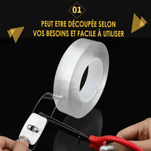 Charger l&#39;image dans la galerie, NANOMAGIQ ™ : Ruban adhésif spécial double face réutilisable