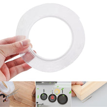 Charger l&#39;image dans la galerie, 1/2/3/5m Reusable Double-Sided Adhesive Nano Traceless Tape Removable Sticker Washable Adhesive Loop Disks Tie Glue Gadget