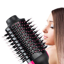 Charger l&#39;image dans la galerie, One Step Hair Dryer and Volumizer, ManKami Salon Hot Air Paddle Styling Brush Negative Ion Generator Hair Straightener Curler