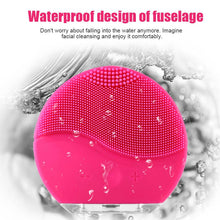 Charger l&#39;image dans la galerie, Hot 1pc Silicone Face Clean Brush Ultrasonic USB Charging Waterproof Skin Deep Cleansing Massage Machine SJ66