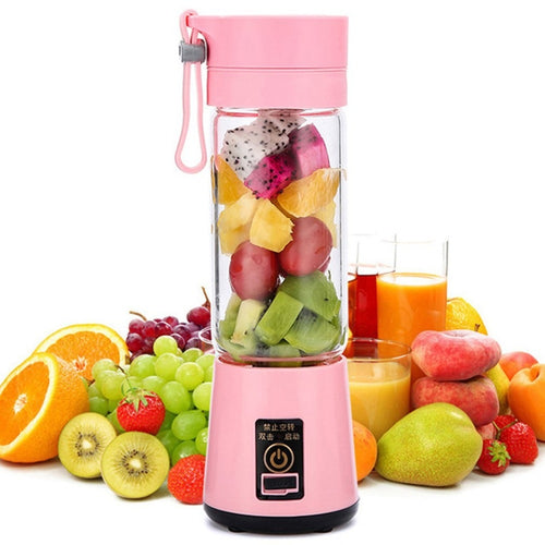 Portable Size USB Electric Fruit Juicer Handheld Smoothie Maker Blender Stirring Rechargeable Mini Portable Juice Cup Water