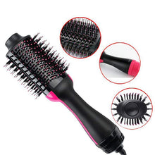 Charger l&#39;image dans la galerie, One Step Hair Dryer and Volumizer, ManKami Salon Hot Air Paddle Styling Brush Negative Ion Generator Hair Straightener Curler