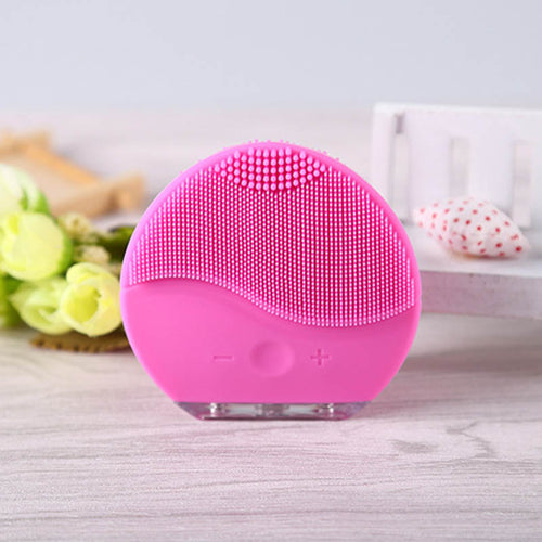 Hot 1pc Silicone Face Clean Brush Ultrasonic USB Charging Waterproof Skin Deep Cleansing Massage Machine SJ66