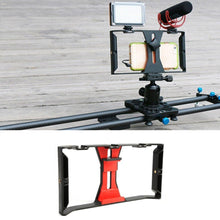 Charger l&#39;image dans la galerie, Video Camera Cage Stabilizer Film Making Rig For Smart Phone Video Rig Mobile Phone Holder Hand Grip Bracket Holder Stabilizer