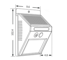 Charger l&#39;image dans la galerie, ECSOLAIRE® : Applique Solaire Imperméable