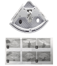 Charger l&#39;image dans la galerie, Étagères de rangement d&#39;angle