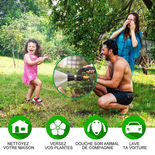 Jet d'eau puissant - Buse d'arrosage à haute pression pour jardin