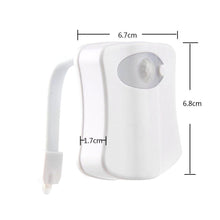 Charger l&#39;image dans la galerie, EcoBright: Veilleuse led pour toilettes WC avec capteur de mouvement